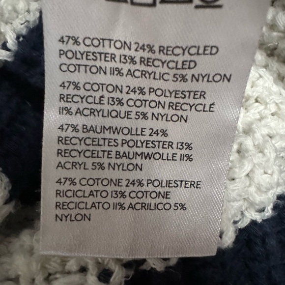Anthropologie Pilcro Striped Navy and White Women's Sweater - Picture 9 of 9